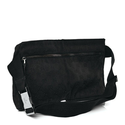 Gucci GG Monogram Double Pocket Belt Bag Black 2 of 10