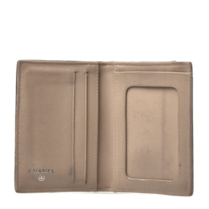 Chanel Lambskin CC Card Holder Wallet Black Gold 5 of 8