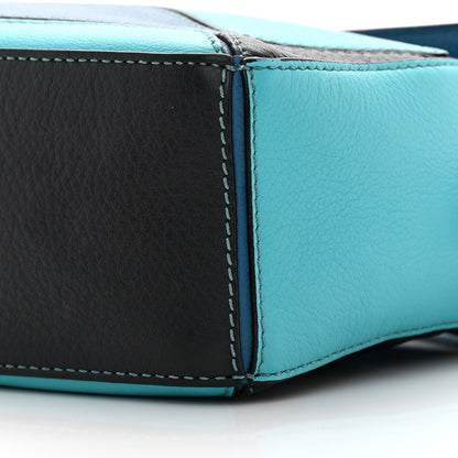 Loewe Calfskin Mini Puzzle Bag Dark Lagoon Black 10 of 12