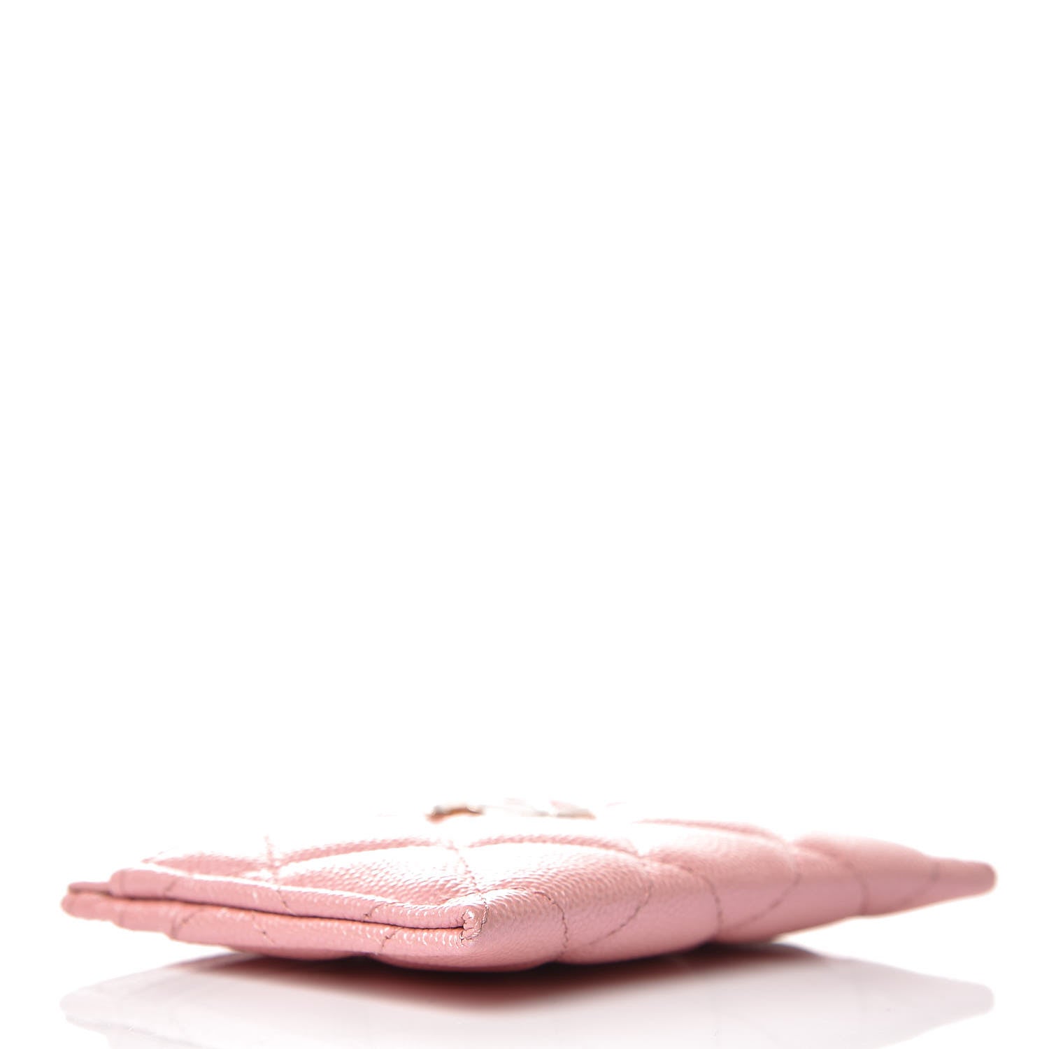 Chanel Iridescent Caviar Quilted Card Holder Pink 4 of 9
