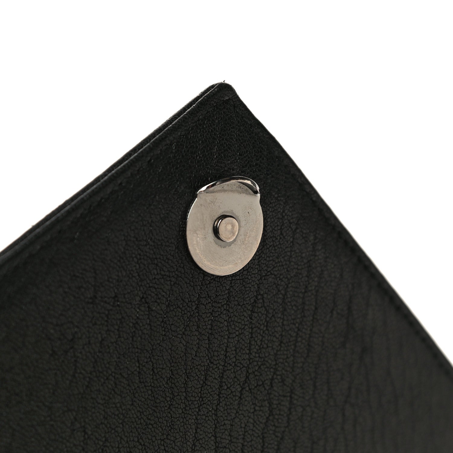 Saint Laurent Sheepskin Matelasse Chevron Monogram Medium College Bag Black 19 of 20