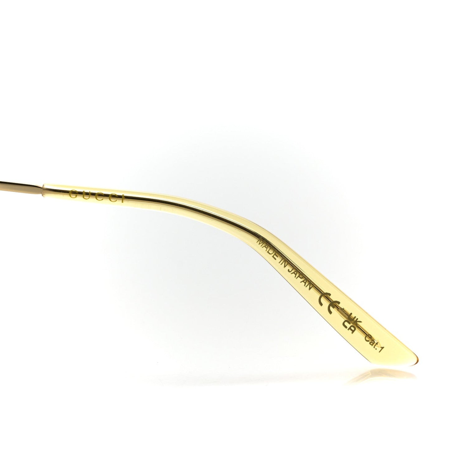 Metal Aviator Sunglasses GG0356S Gold