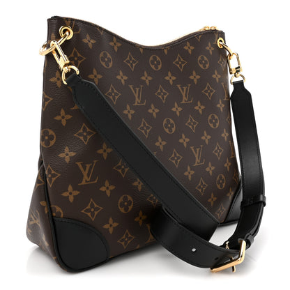 Louis Vuitton Monogram Odeon MM Black 3 of 9