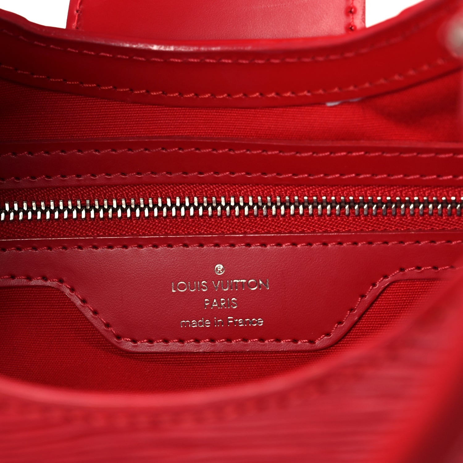 Louis Vuitton Epi Montaigne Sac Rouge 5 of 8