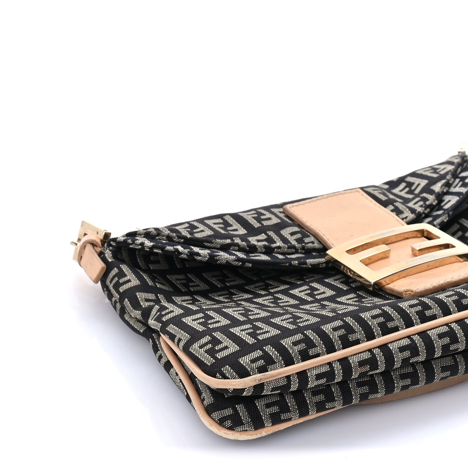 Fendi Zucchino Baguette Black 7 of 7