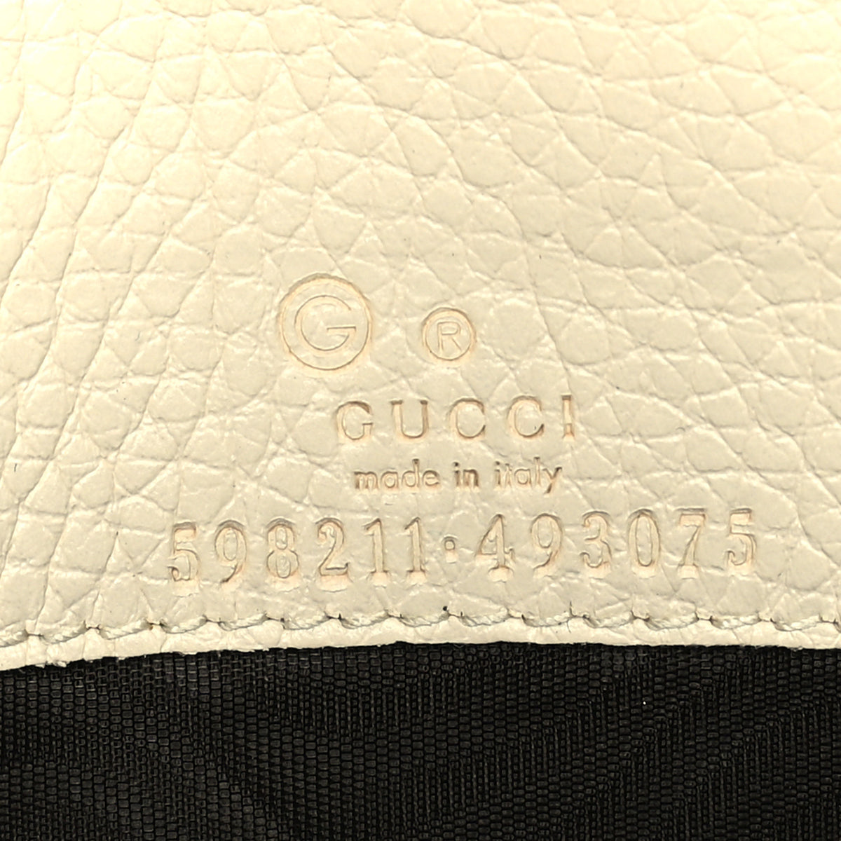 Gucci Pebbled Calfskin Small Soho Disco Shoulder Bag Off White 5 of 8