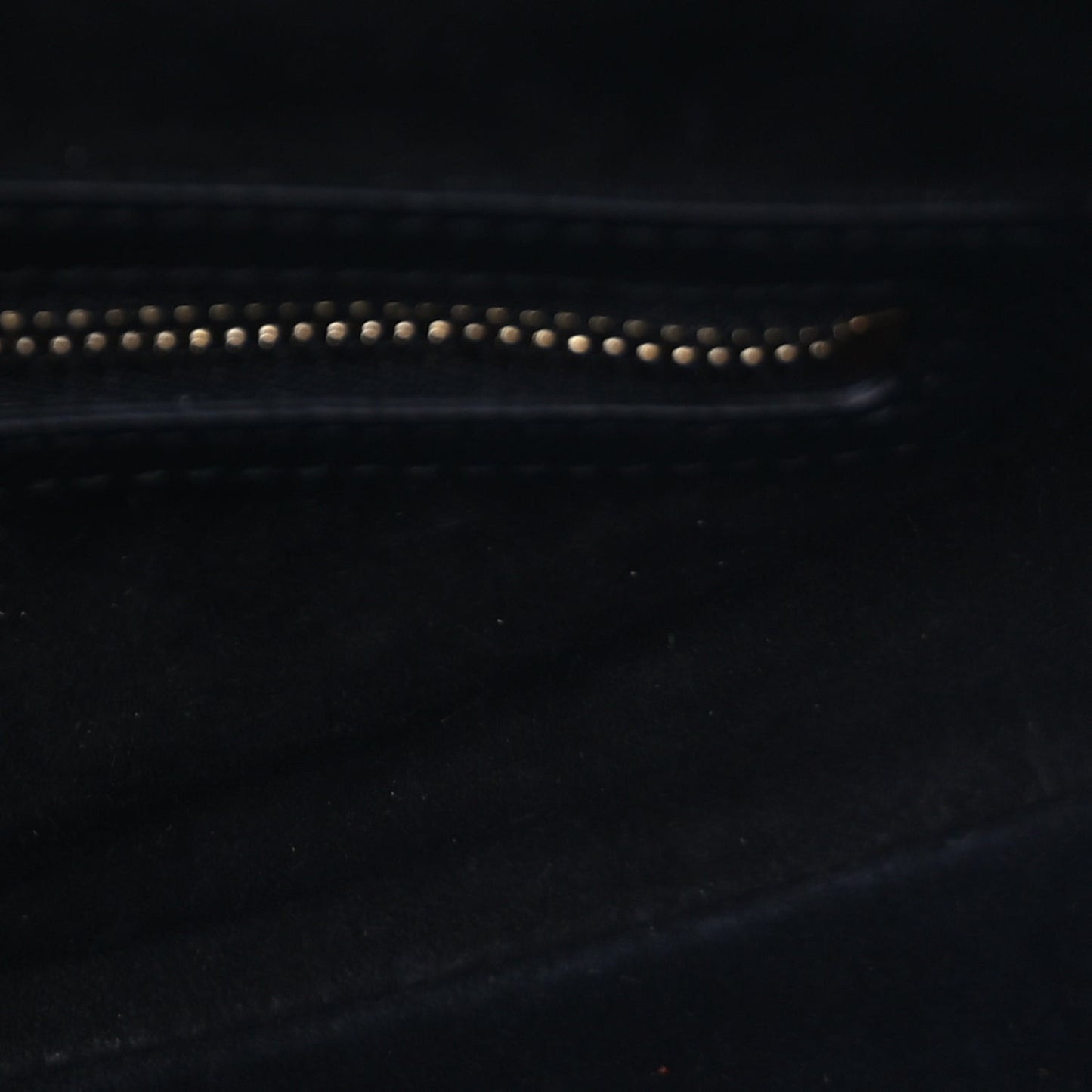 Grained Calfskin Saddle Bag With Strap Black