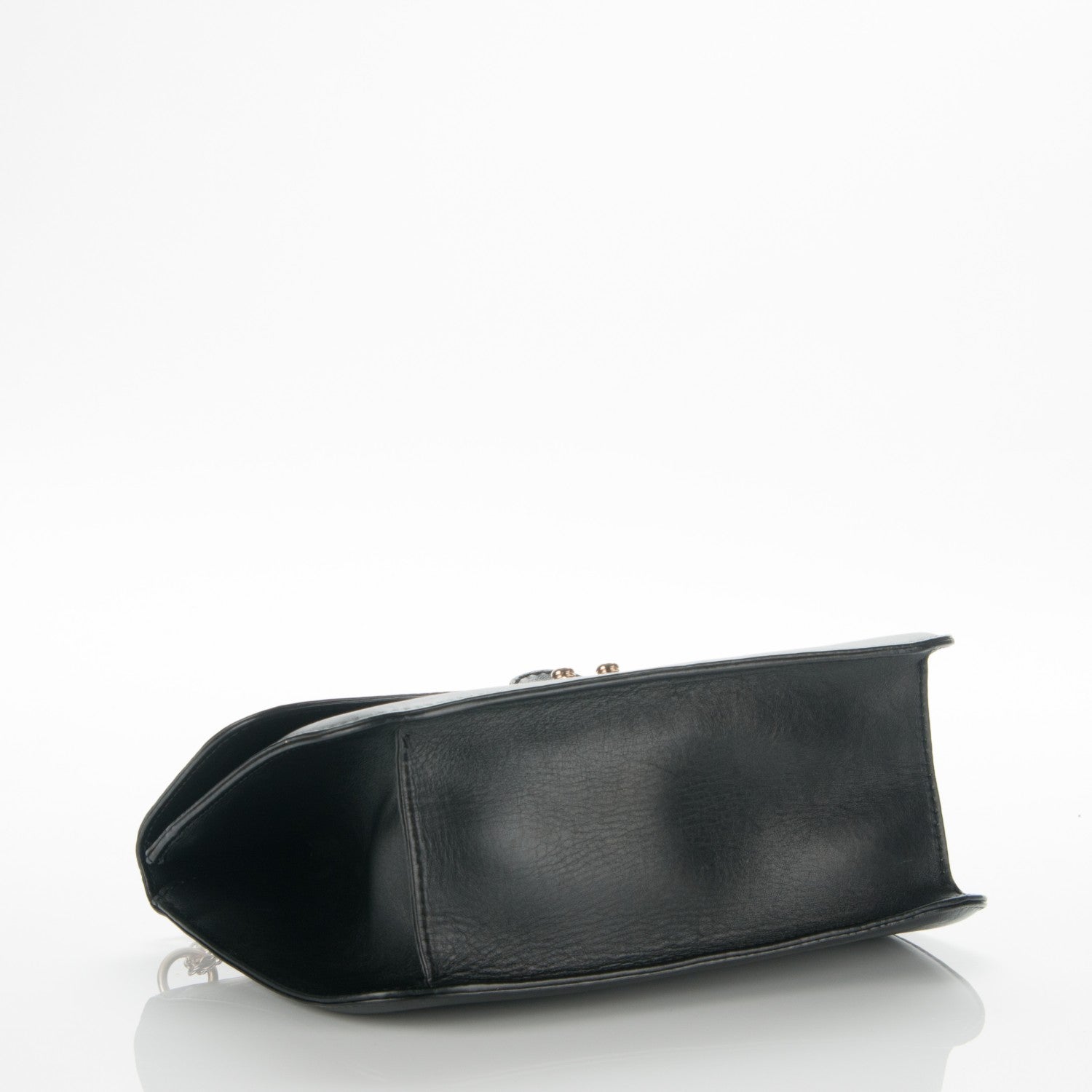 Valentino Garavani Vitello Medium Glam Lock Rockstud Flap Black 4 of 6