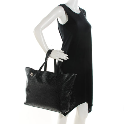 Gucci Calfskin Horsebit Embossed Large Tote Black 2 of 7