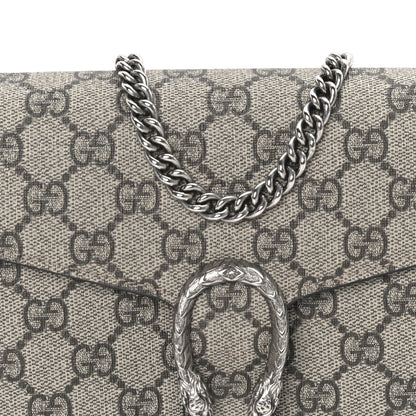 Gucci GG Supreme Monogram Mini Dionysus Chain Wallet  Beige Taupe 6 of 7
