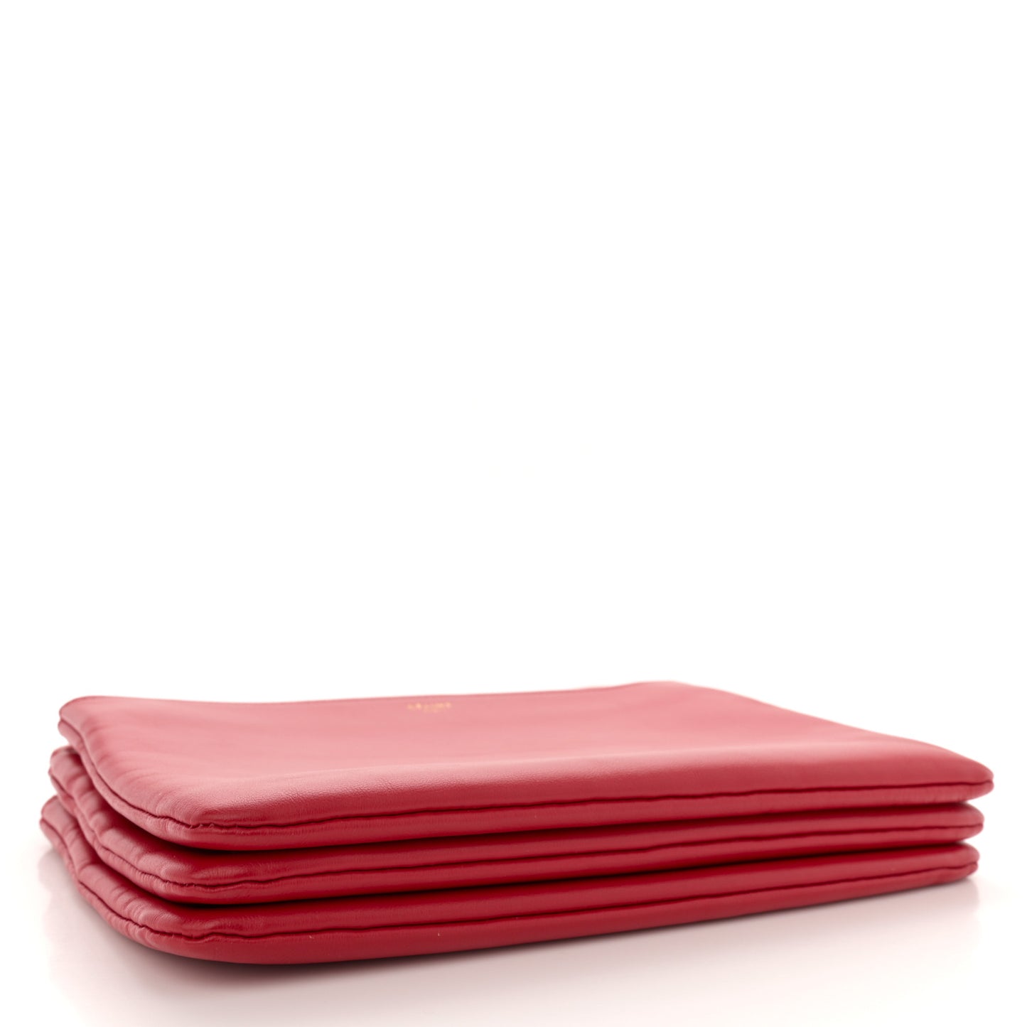 Lambskin Small Trio Crossbody Bag Red