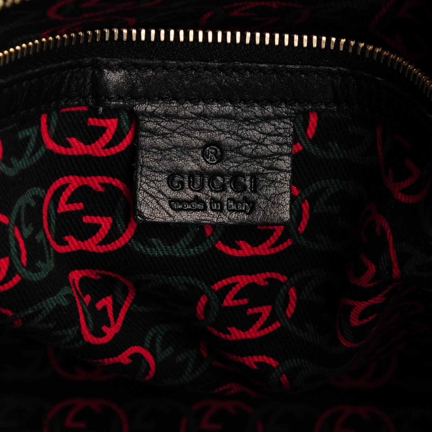 Gucci Calfskin Medium Britt Tote Black 6 of 7