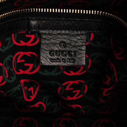 Gucci Calfskin Medium Britt Tote Black 6 of 7