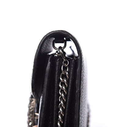 Gucci Calfskin Mini Dionysus Chain Wallet Black 7 of 11