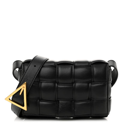 Bottega Veneta Nappa Maxi Intreccio Small Padded Cassette Crossbody Bag Black 1 of 7
