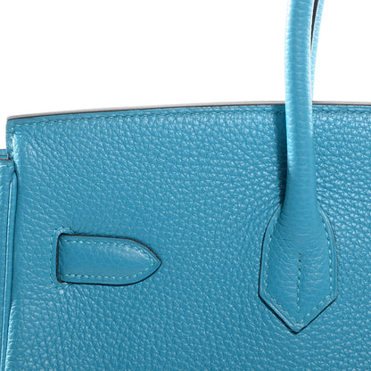 Hermes Togo Birkin 35 Turquoise 16 of 26