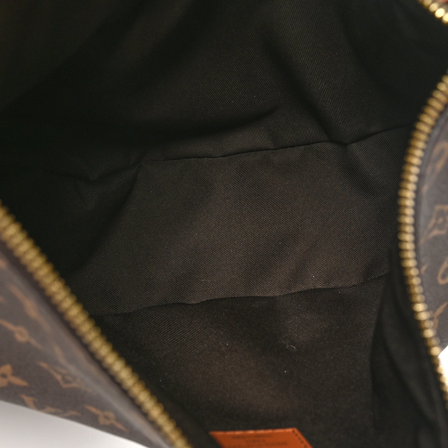 Reverse Monogram Loop Hobo