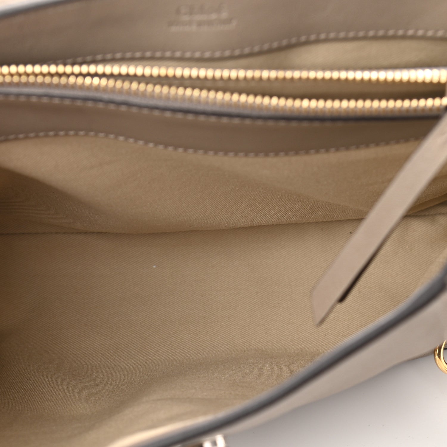 Chloe Calfskin Medium Faye Day Shoulder Bag Motty Grey 7 of 12