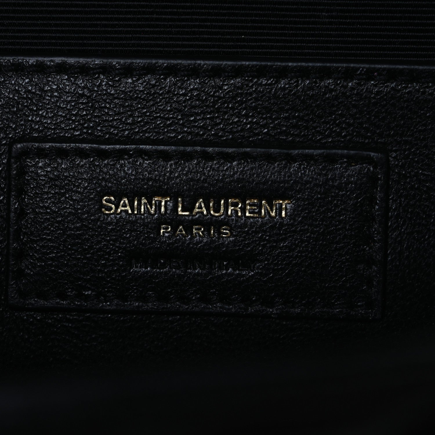 Saint Laurent Grain De Poudre Matelasse Chevron Medium Monogram Satchel Black 6 of 9