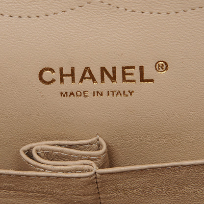 Chanel Caviar Quilted Jumbo Double Flap Beige Clair 6 of 10