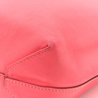 Hermes Veau Sikkim Swift Double Sens 28 Reversible Tote Peony Sanguine 24 of 26