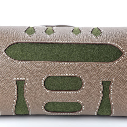 Hermes Epsom Felt Petit H Decoupe Basse PM Skeleton Tote Etoupe 13 of 14