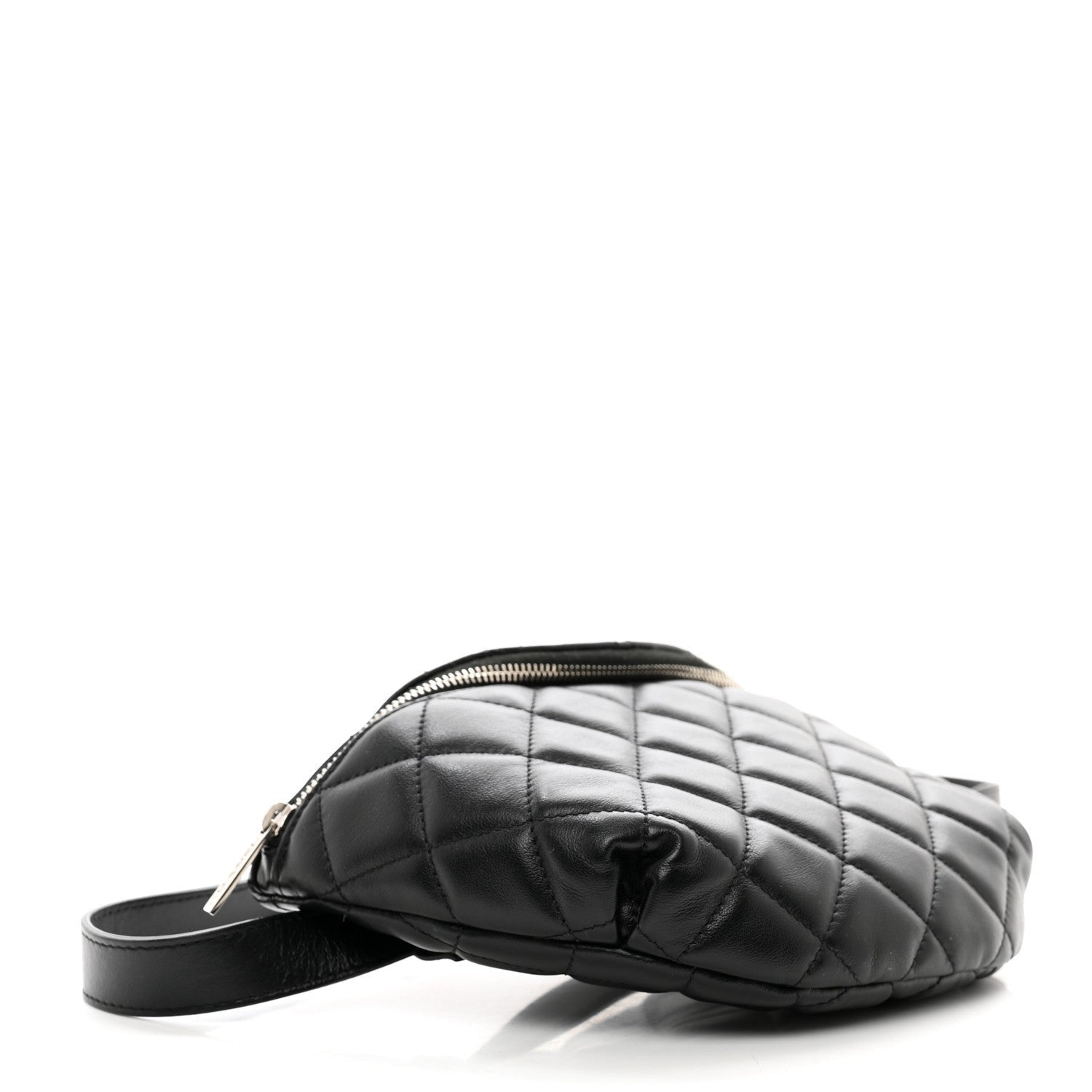 Chanel Calfskin Quilted Waist Belt Bag Black 4 of 7