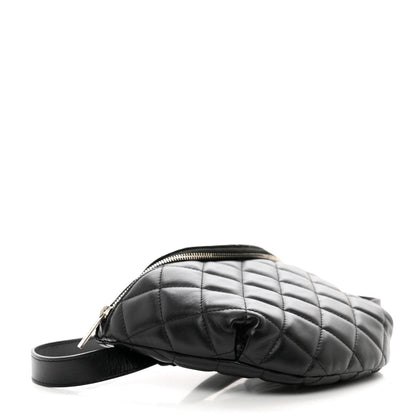 Chanel Calfskin Quilted Waist Belt Bag Black 4 of 7