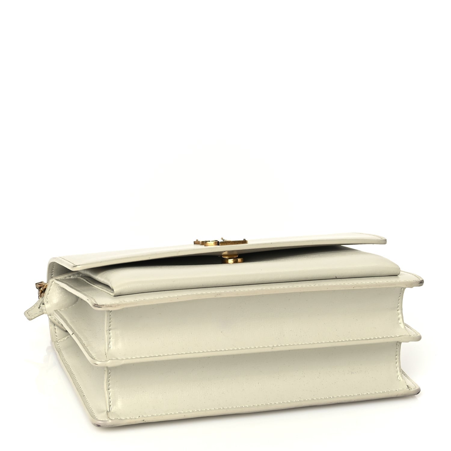 Saint Laurent Calfskin Medium Monogram Sunset  Crema Soft 3 of 8