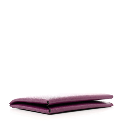 Hermes Chevre Mysore Calvi Card Case Anemone 4 of 8