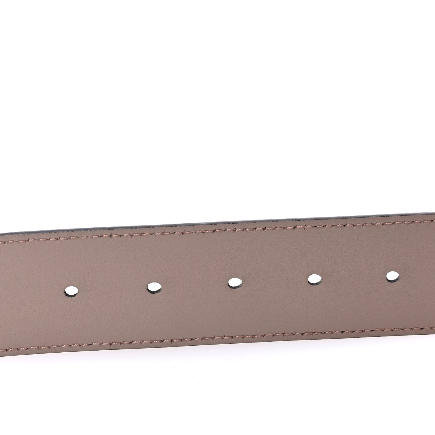 Gucci Calfskin Double G 40mm Belt 85 34  Porcelain Rose 4 of 5