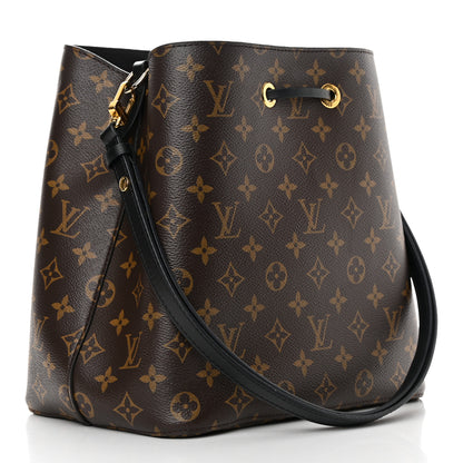 Louis Vuitton Monogram Neonoe MM Black 3 of 14
