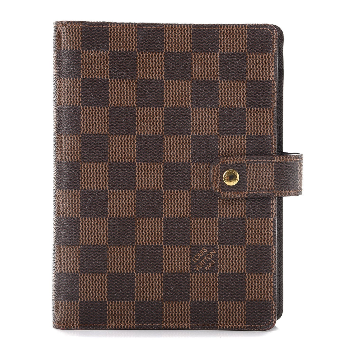 Damier Ebene Medium Ring Agenda Cover