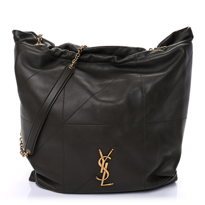 Saint Laurent Lambskin Matelasse Monogram Medium Jamie 4.3 Pochon Light Musk 2 of 9