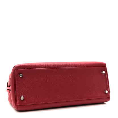 Hermes Togo Kelly Retourne 28 Rouge Grenat 4 of 10