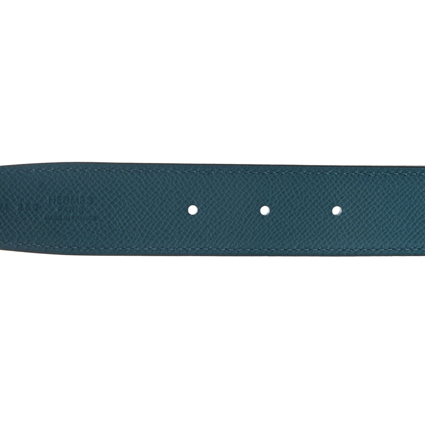 Epsom 32mm Belt Strap 75 Deep Blue Vert Bosphore