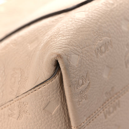 MCM Calfskin Ottomar Medium Klara Hobo New Beige 10 of 19