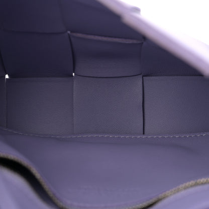 Bottega Veneta Lambskin Intreccio Cassette Crossbody Bag Wisteria 5 of 12