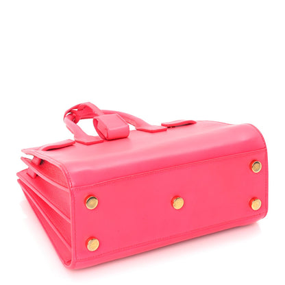 Saint Laurent Calfskin Nano Sac De Jour Lipstick Fuchsia 3 of 8