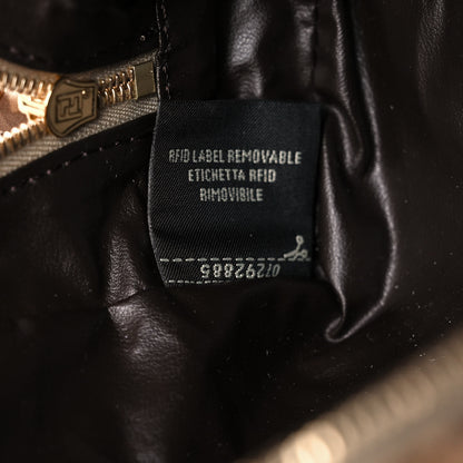 Fendi X SKIMS Nylon Small Trapezoid Beauty Pouch Sand 7 of 10