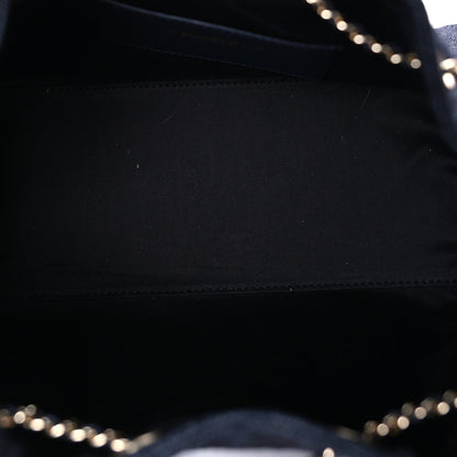 Chanel Denim Quilted Small  25 Handbag Dark Blue 4 of 7