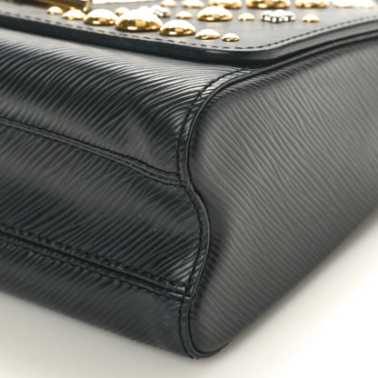 Louis Vuitton Epi Studded Sol Twist Shoulder Bag MM Black 10 of 10