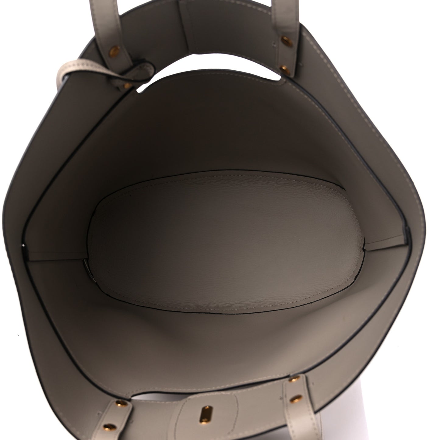 Smooth Grained Calfskin Medium Aby Tote Motty Grey