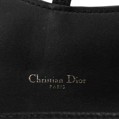 Christian Dior Goatskin Saddle Long Wallet With Chain Black 6 of 10