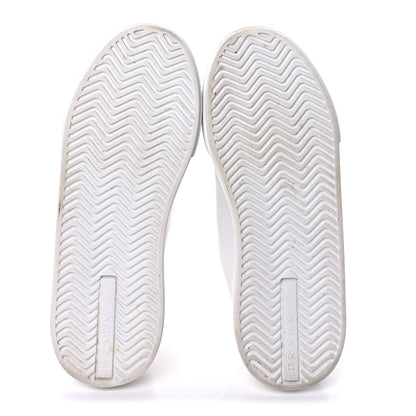 Prada Vitello Soft Logo Low Top Sneakers 38 White 6 of 10