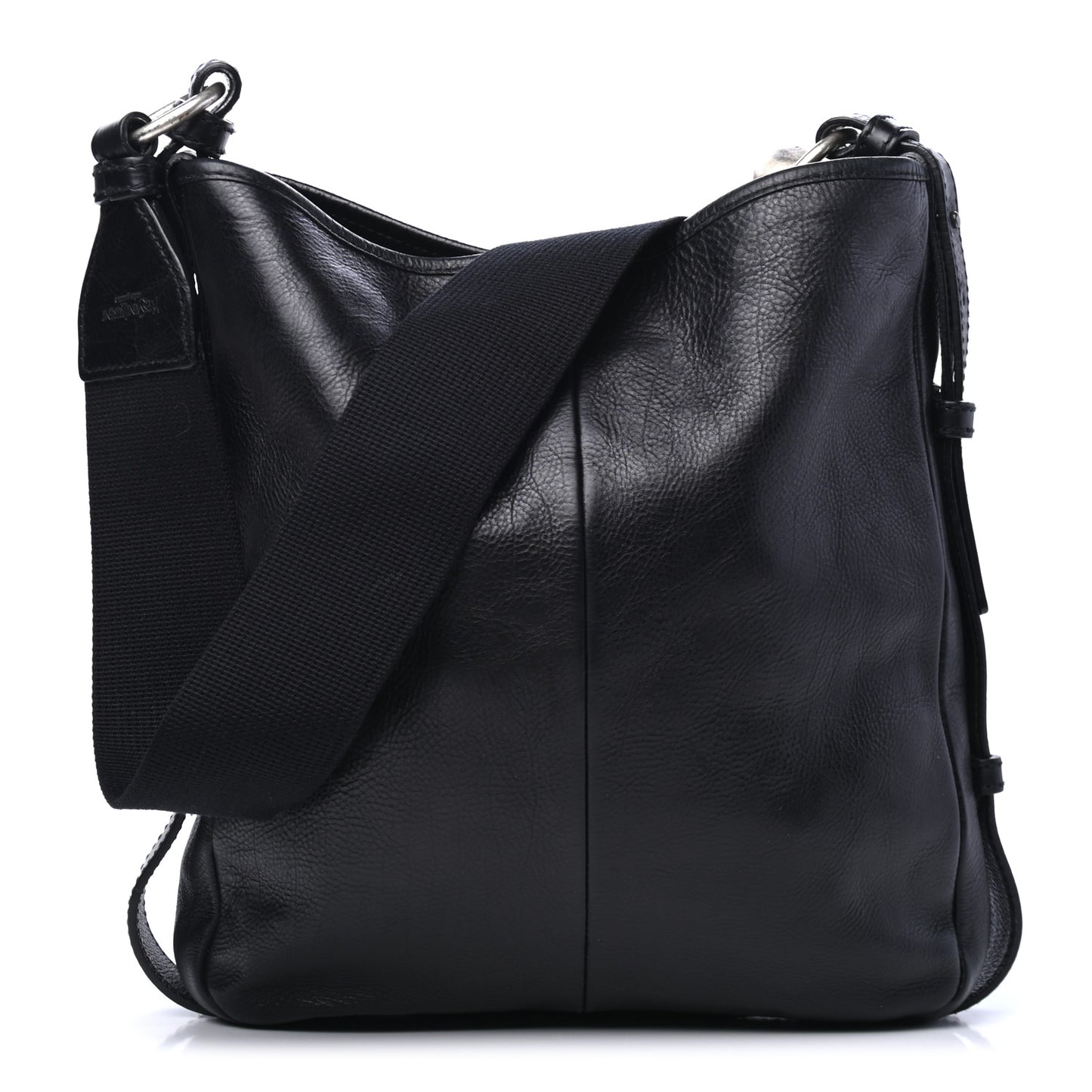 Calfskin Mombasa Messenger Black
