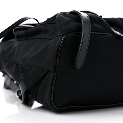 Prada Tessuto Nylon Saffiano Small Backpack Black 7 of 9