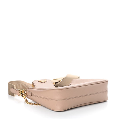 Prada Saffiano Re-Edition 2005 Shoulder Bag Cammeo Beige 4 of 9
