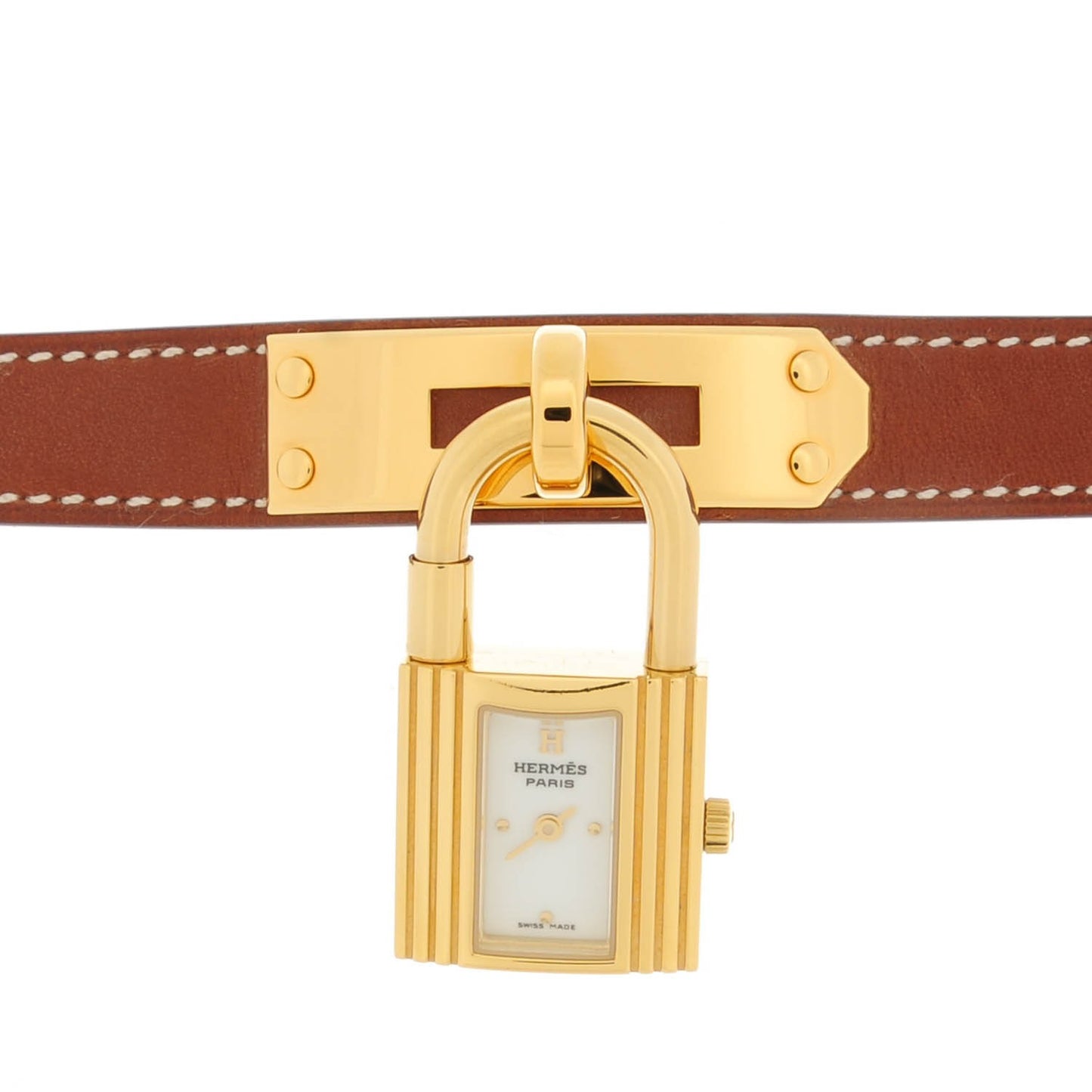 Stainless Steel Barenia 20mm Kelly Cadena Quartz Watch Fauve