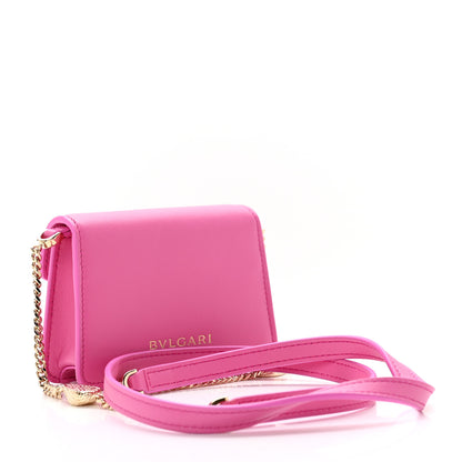 Bulgari Calfskin Serpenti Forever Micro Bag Pink 2 of 5
